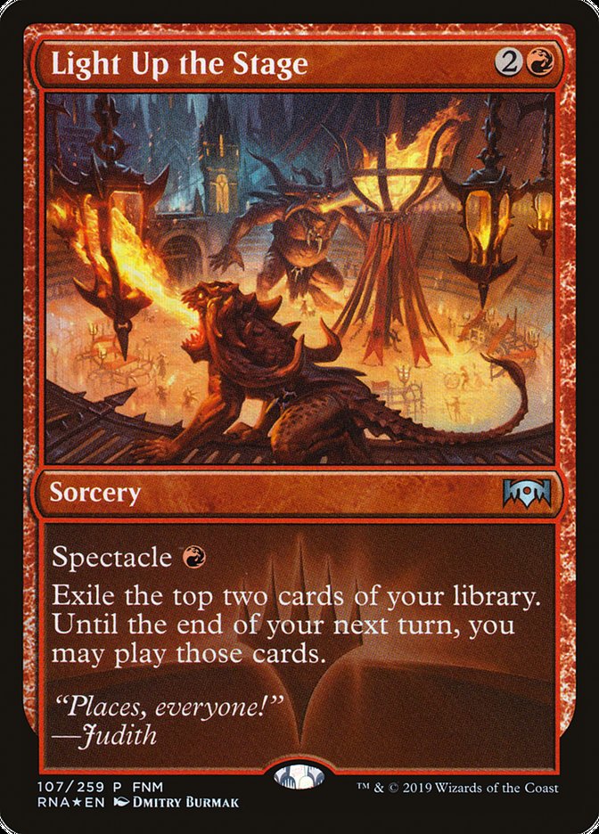 Light Up the Stage (FNM) [Ravnica Allegiance Promos] | Rock City Comics