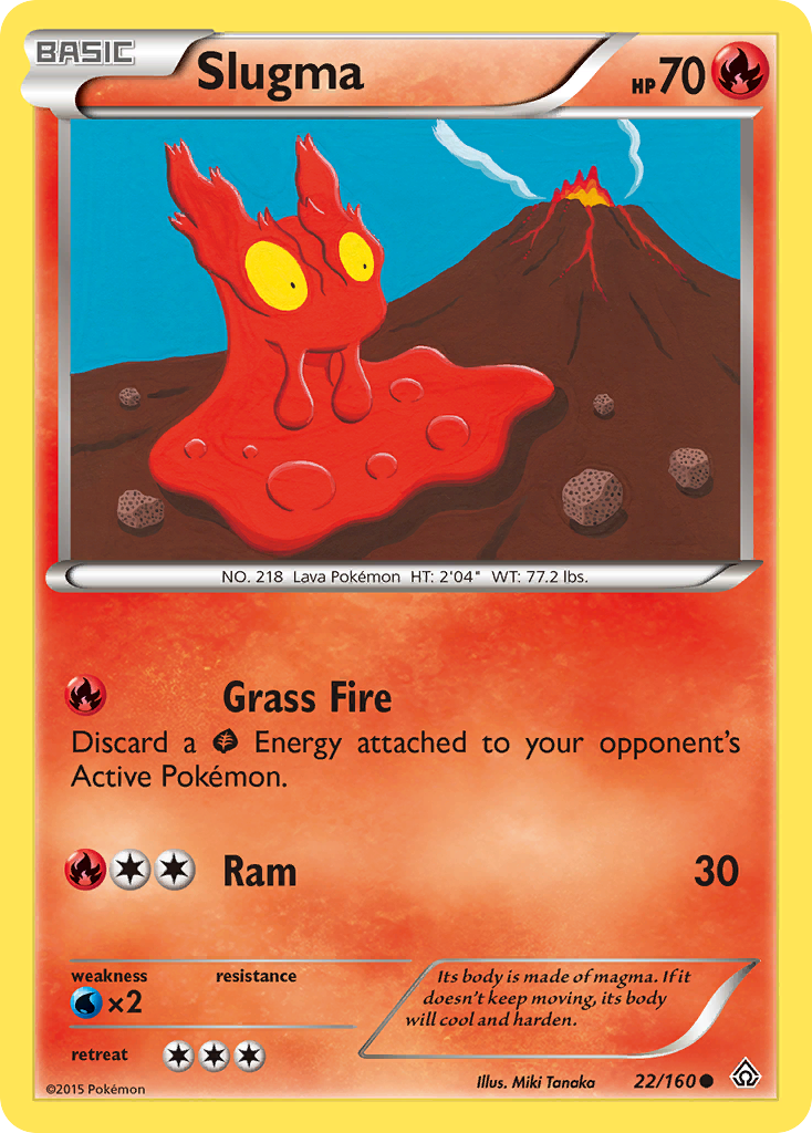 Slugma (22/160) [XY: Primal Clash] | Rock City Comics