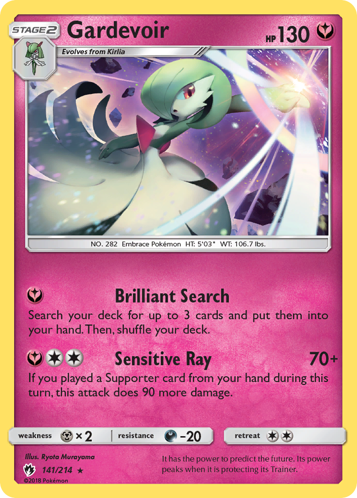 Gardevoir (141/214) [Sun & Moon: Lost Thunder] | Rock City Comics