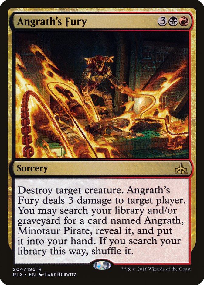 Angrath's Fury [Rivals of Ixalan] | Rock City Comics