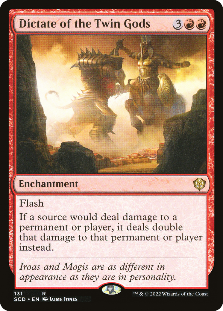 Dictate of the Twin Gods [Starter Commander Decks] | Rock City Comics