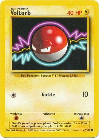 Voltorb (67/102) [Base Set Unlimited] | Rock City Comics