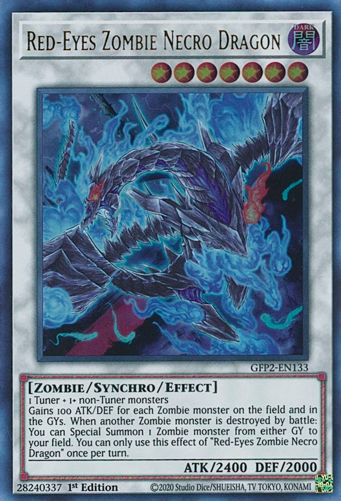 Red-Eyes Zombie Necro Dragon [GFP2-EN133] Ultra Rare | Rock City Comics