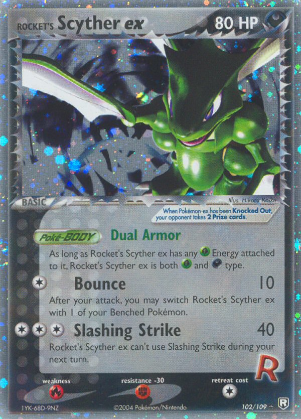 Rocket's Scyther ex (102/109) [EX: Team Rocket Returns] | Rock City Comics