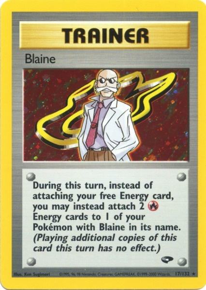 Blaine (17/132) [Gym Challenge Unlimited] | Rock City Comics