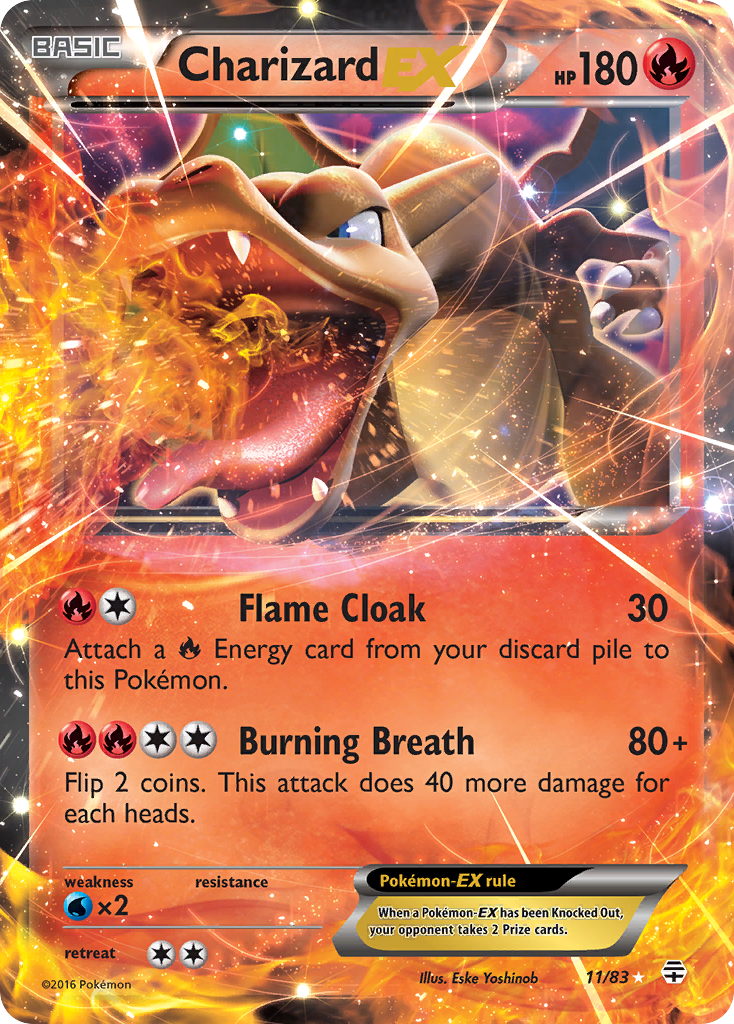 Charizard EX (11/83) [XY: Generations] | Rock City Comics