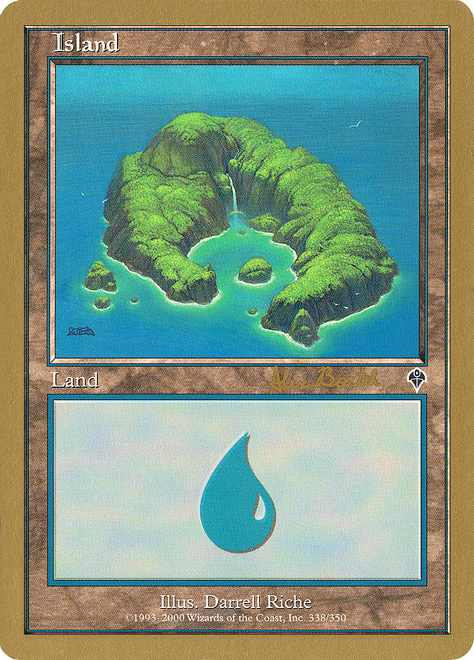 Island (ab338) (Alex Borteh) [World Championship Decks 2001] | Rock City Comics