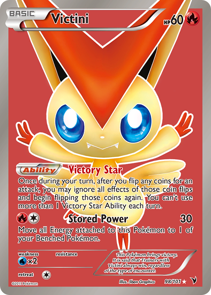 Victini (98/101) [Black & White: Noble Victories] | Rock City Comics