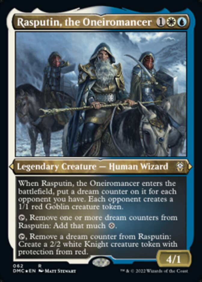 Rasputin, the Oneiromancer (Foil Etched) [Dominaria United Commander] | Rock City Comics