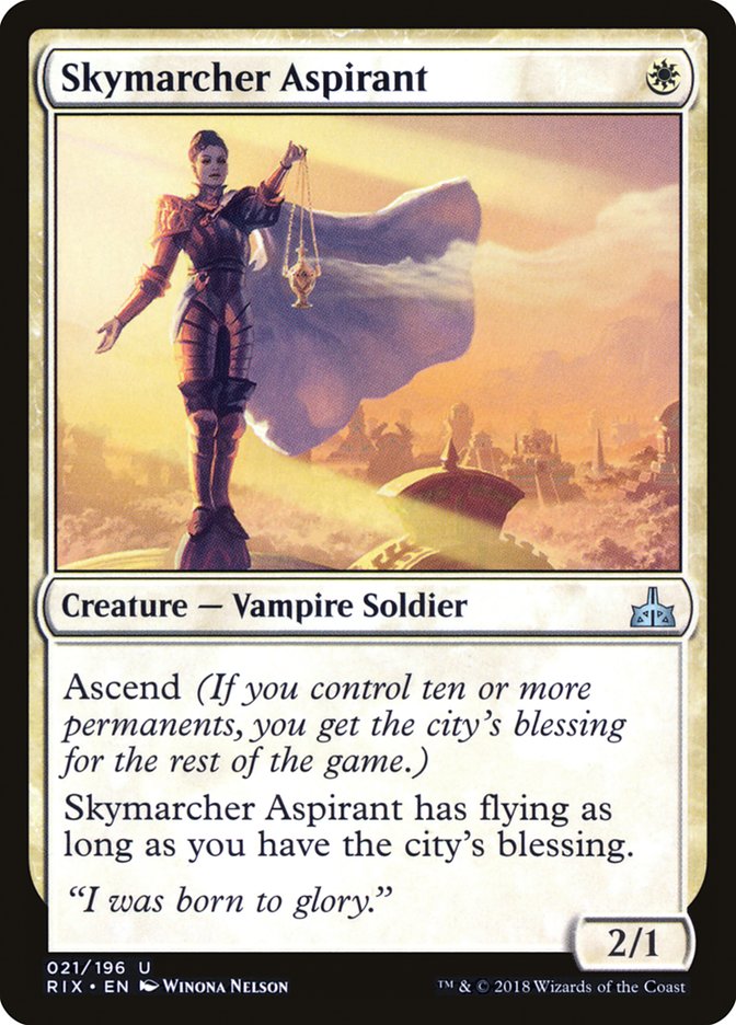 Skymarcher Aspirant [Rivals of Ixalan] | Rock City Comics