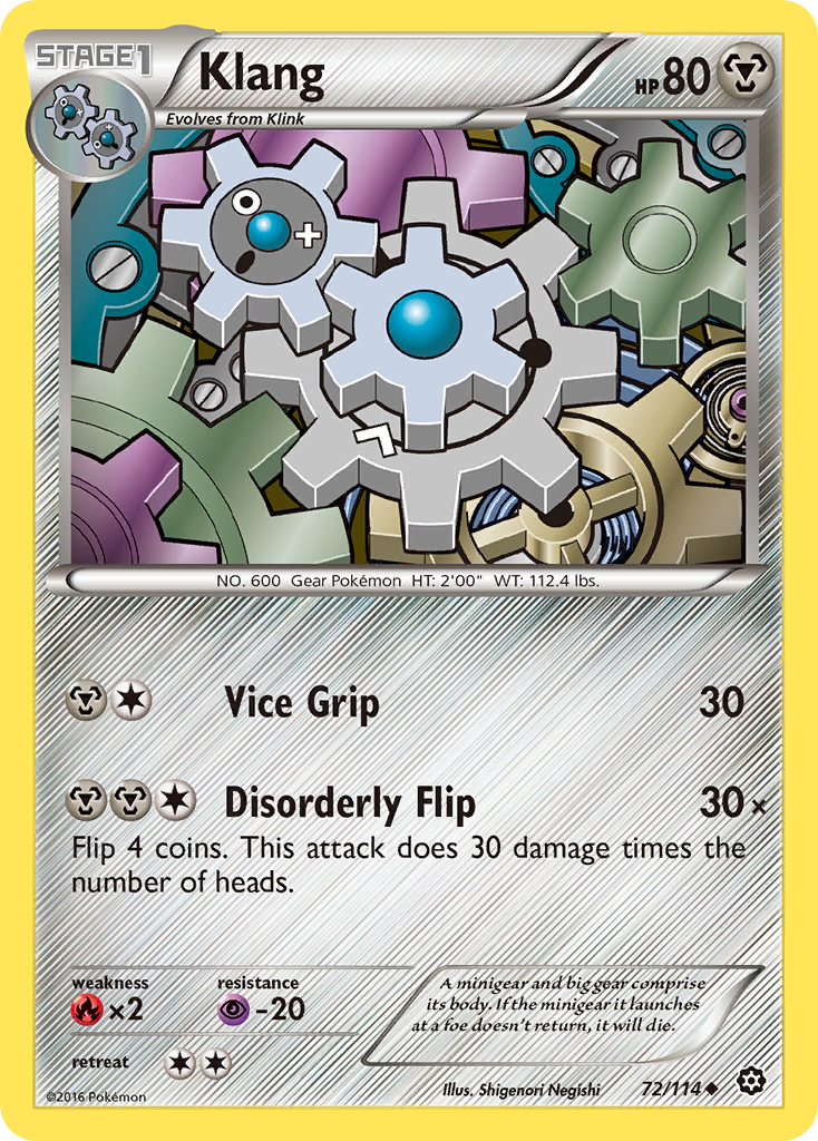 Klang (72/114) [XY: Steam Siege] | Rock City Comics