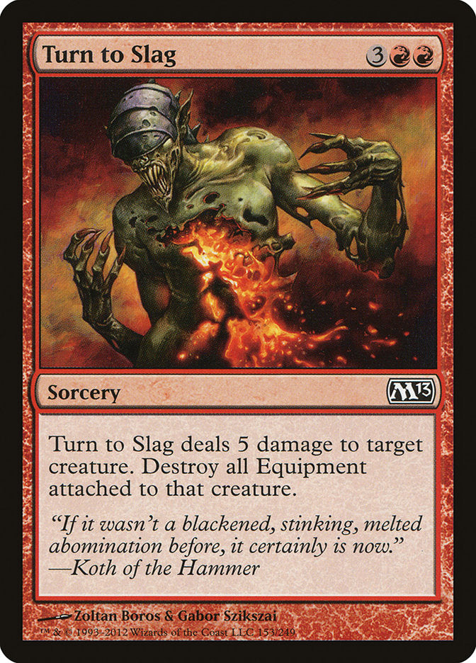 Turn to Slag [Magic 2013] | Rock City Comics