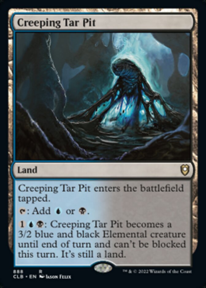 Creeping Tar Pit [Commander Legends: Battle for Baldur's Gate] | Rock City Comics