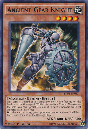 Ancient Gear Knight [BP03-EN033] Rare | Rock City Comics