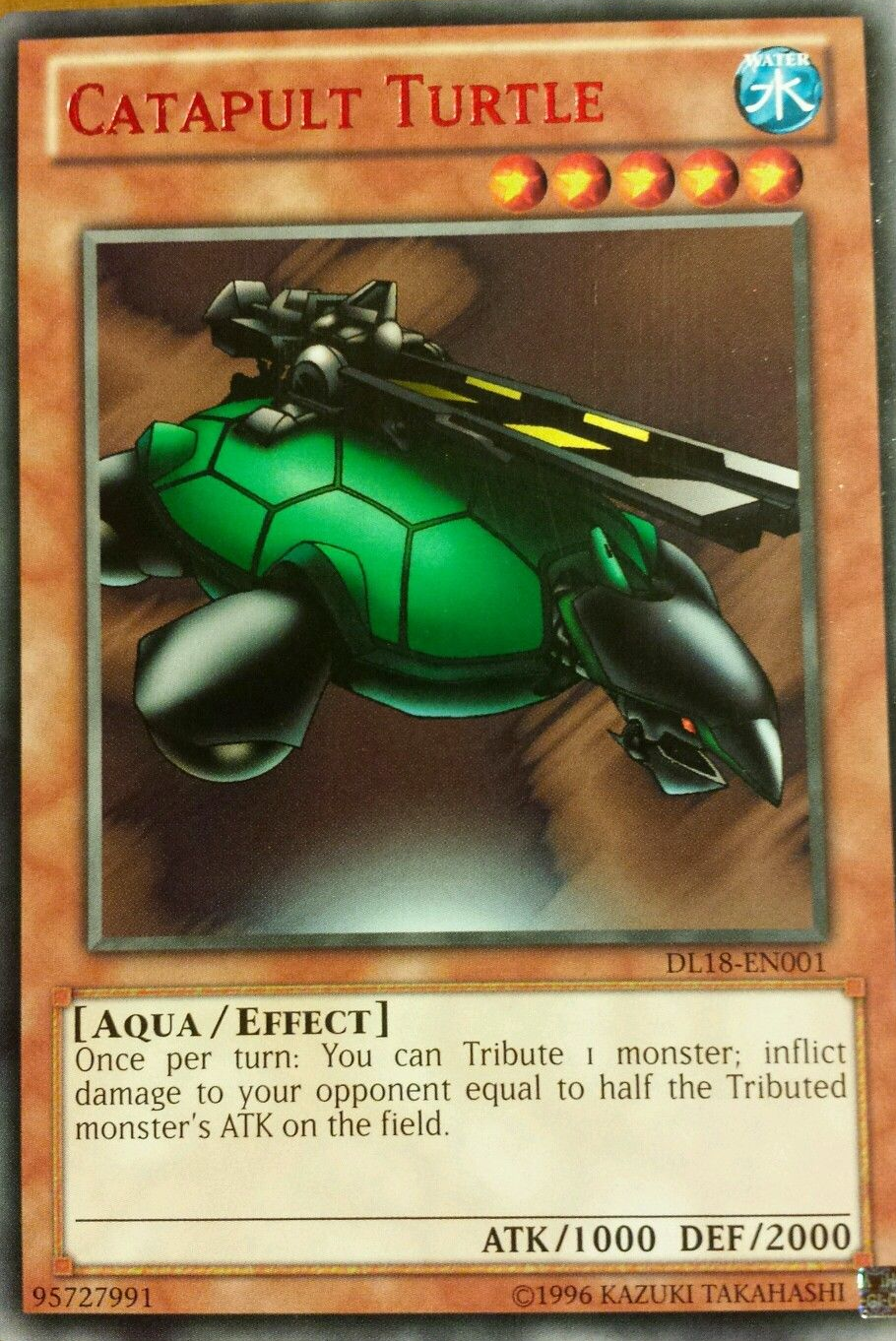 Catapult Turtle (Red) [DL18-EN001] Rare | Rock City Comics