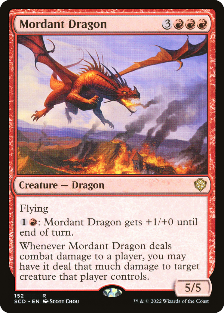 Mordant Dragon [Starter Commander Decks] | Rock City Comics