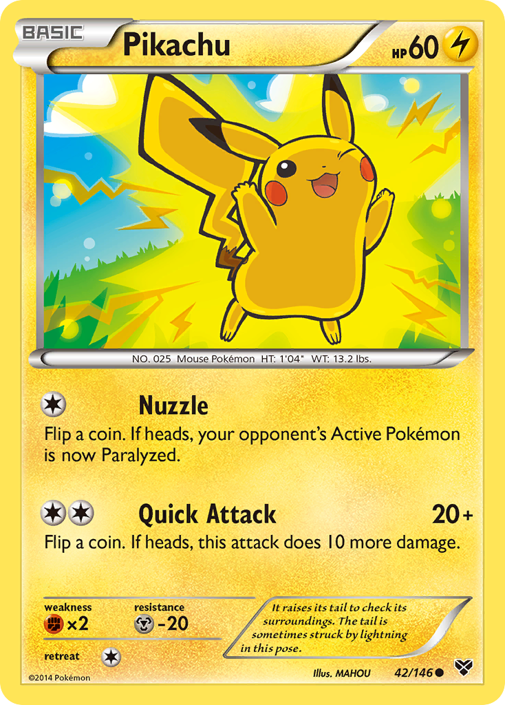 Pikachu (42/146) [XY: Base Set] | Rock City Comics