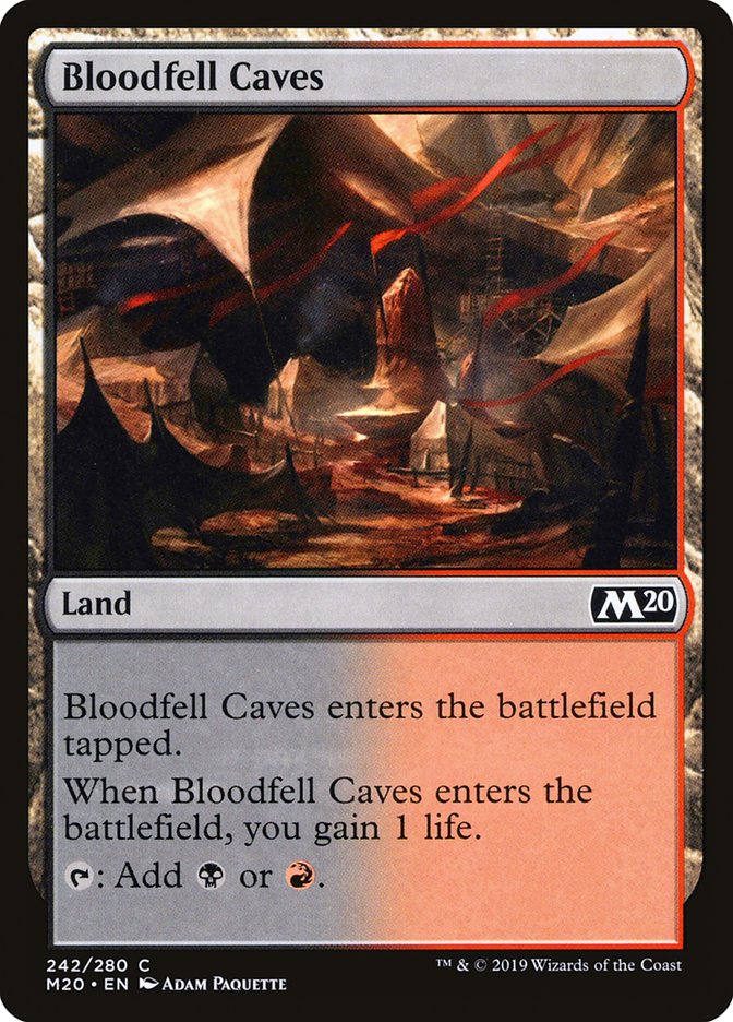 Bloodfell Caves [Core Set 2020] | Rock City Comics