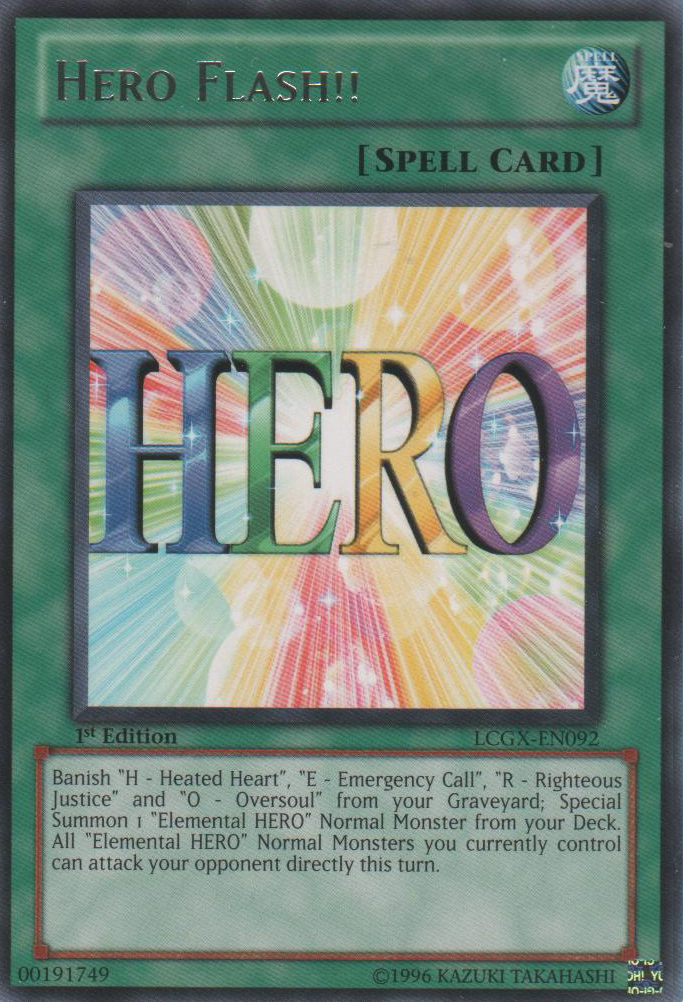 Hero Flash!! [LCGX-EN092] Rare | Rock City Comics