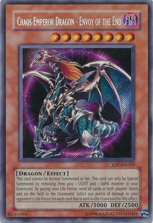 Chaos Emperor Dragon - Envoy of the End [IOC-EN000] Secret Rare | Rock City Comics