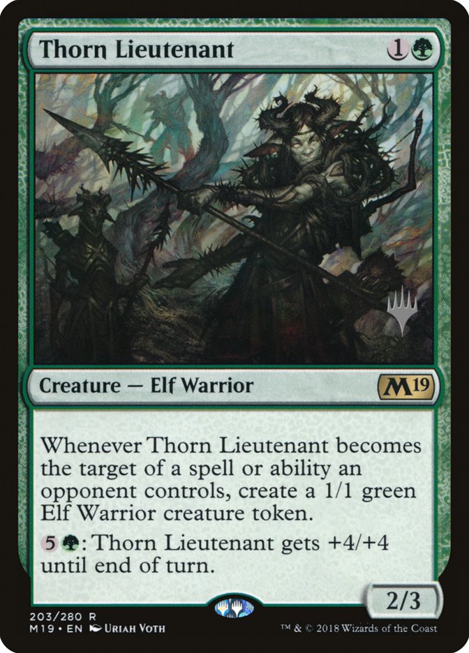 Thorn Lieutenant (Promo Pack) [Core Set 2019 Promos] | Rock City Comics