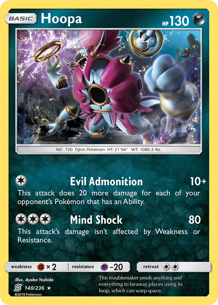 Hoopa (140/236) [Sun & Moon: Unified Minds] | Rock City Comics