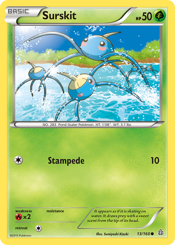 Surskit (13/160) [XY: Primal Clash] | Rock City Comics