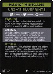 Urza's Blueprints (Magic Minigame) [The Brothers' War Minigame] | Rock City Comics