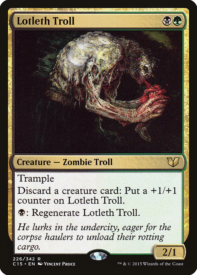 Lotleth Troll [Commander 2015] | Rock City Comics