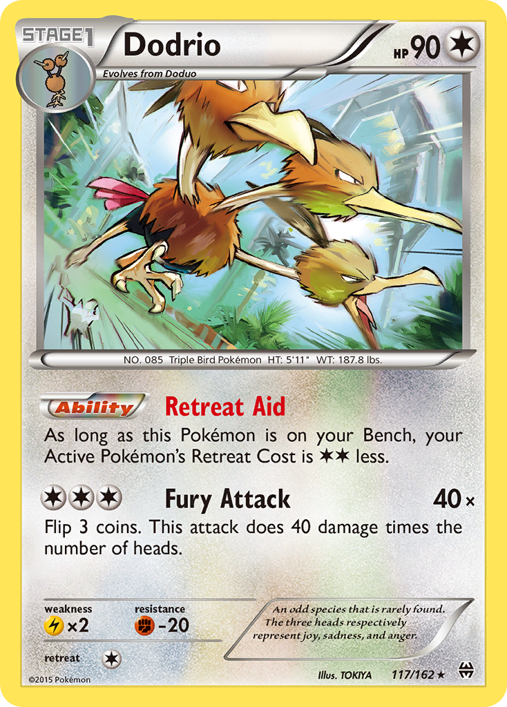 Dodrio (117/162) [XY: BREAKthrough] | Rock City Comics