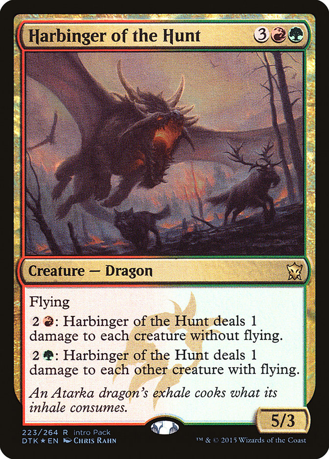 Harbinger of the Hunt (Intro Pack) [Dragons of Tarkir Promos] | Rock City Comics