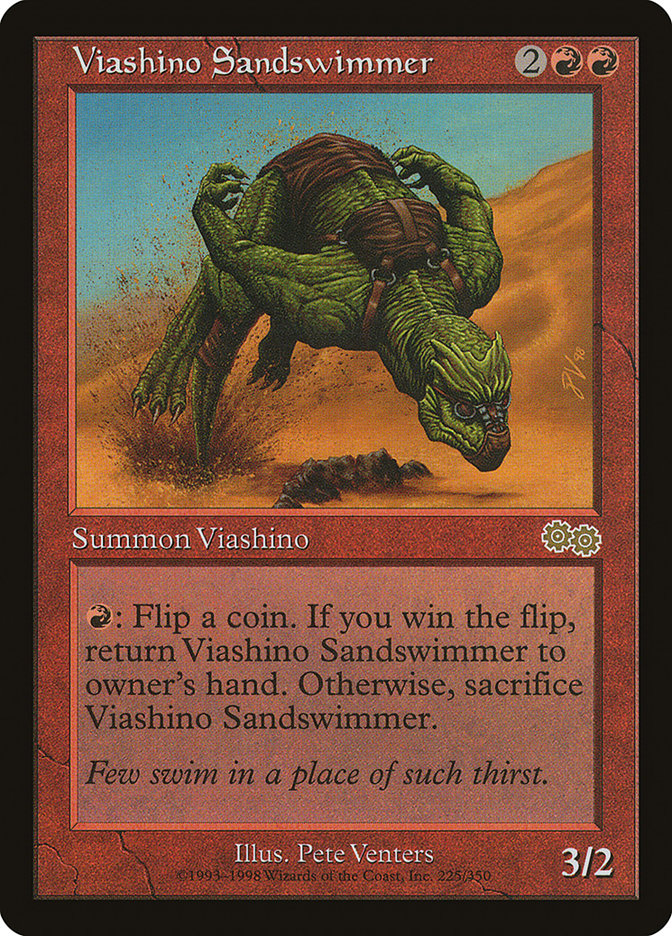 Viashino Sandswimmer [Urza's Saga] | Rock City Comics