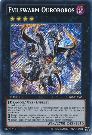 Evilswarm Ouroboros [HA07-EN065] Secret Rare | Rock City Comics