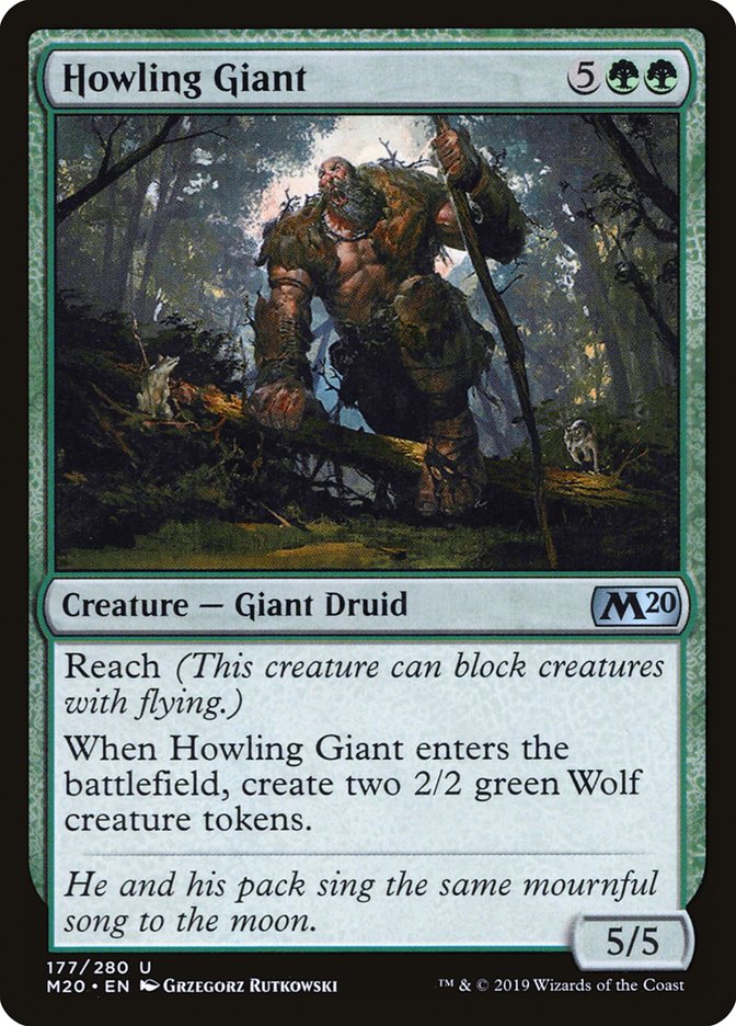 Howling Giant [Core Set 2020] | Rock City Comics