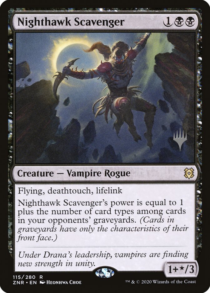 Nighthawk Scavenger (Promo Pack) [Zendikar Rising Promos] | Rock City Comics