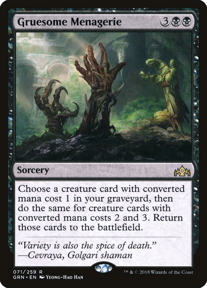 Gruesome Menagerie [Guilds of Ravnica] | Rock City Comics