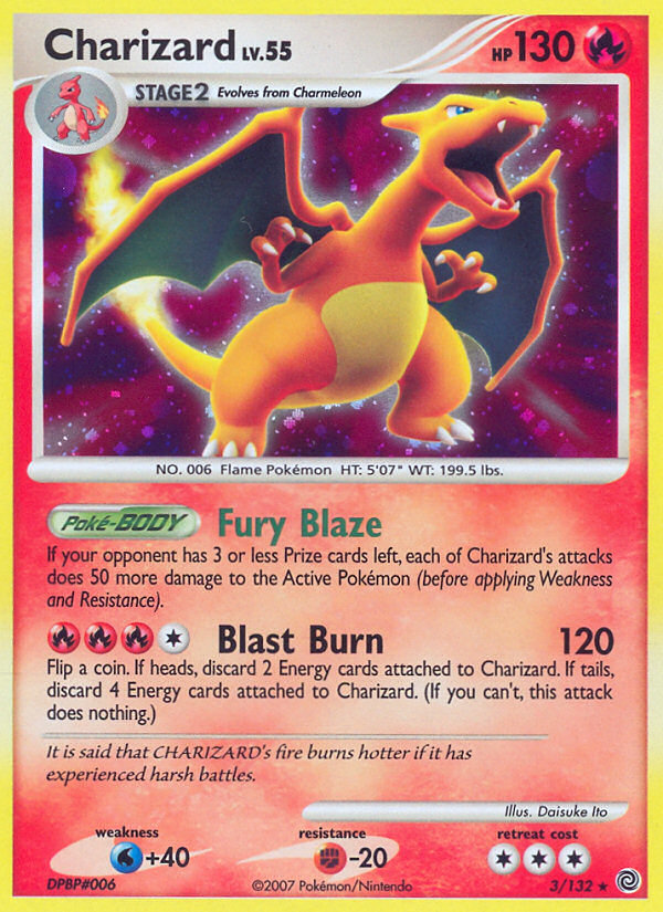 Charizard (3/132) [Diamond & Pearl: Secret Wonders] | Rock City Comics