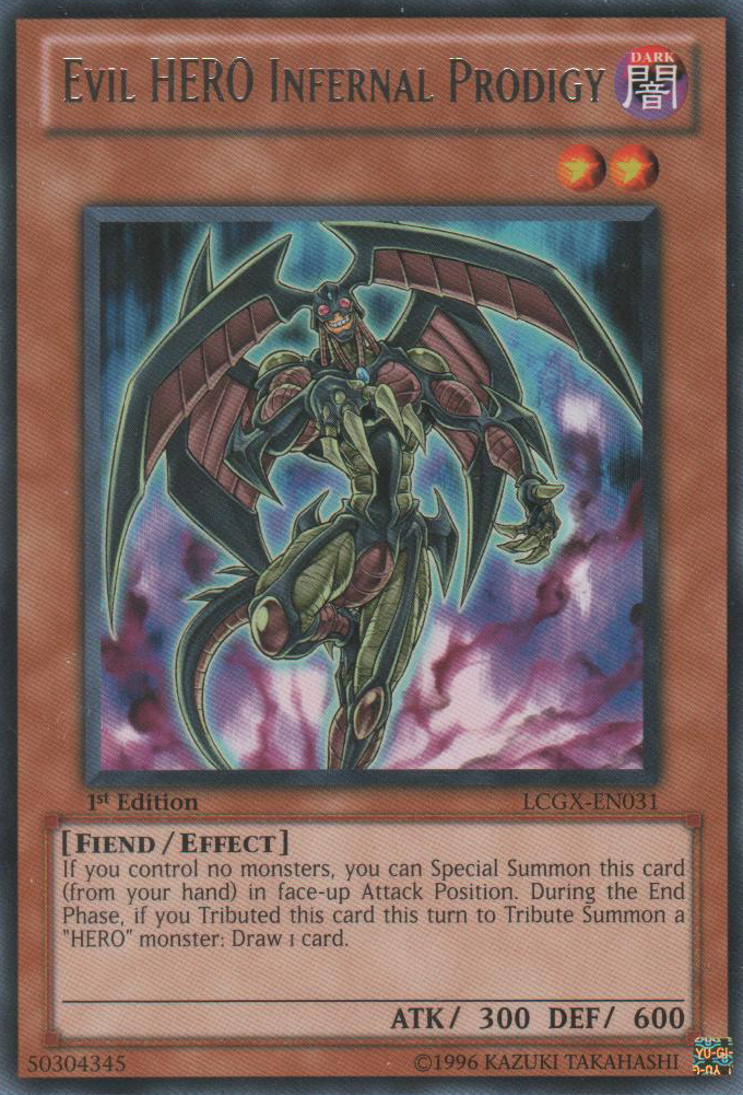 Evil HERO Infernal Prodigy [LCGX-EN031] Rare | Rock City Comics