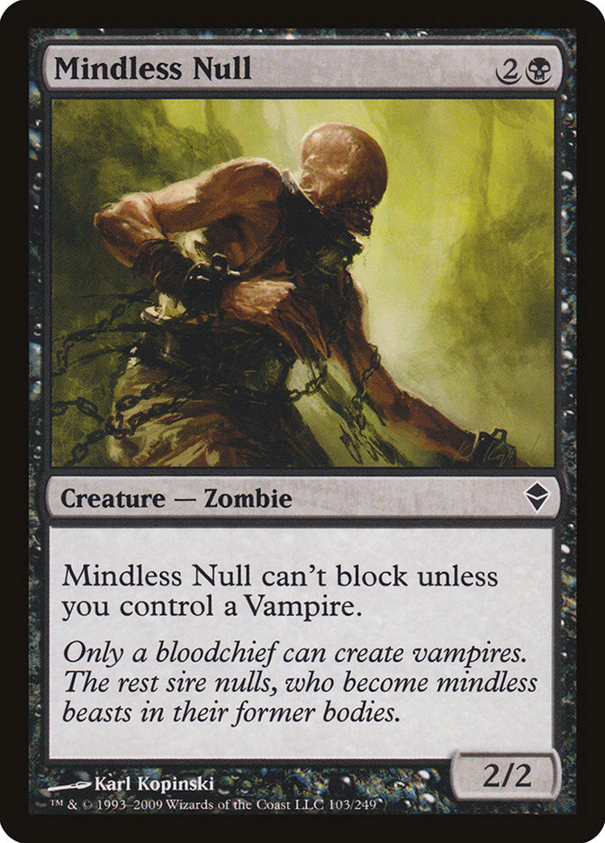 Mindless Null [Zendikar] | Rock City Comics