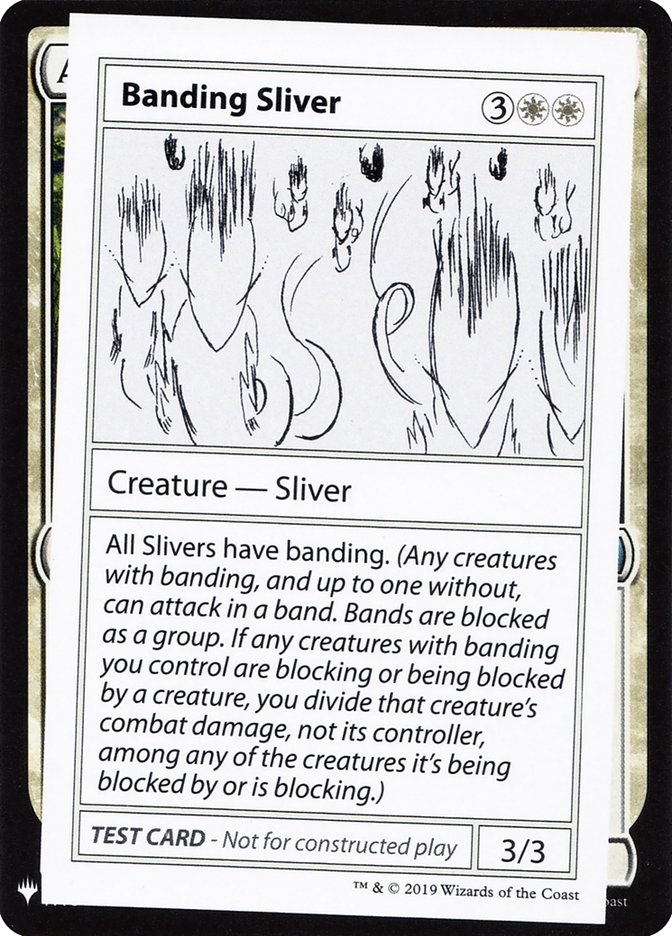 Banding Sliver [Mystery Booster Playtest Cards] | Rock City Comics
