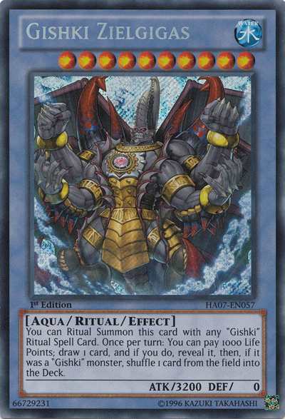 Gishki Zielgigas [HA07-EN057] Secret Rare | Rock City Comics