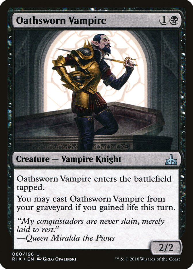 Oathsworn Vampire [Rivals of Ixalan] | Rock City Comics