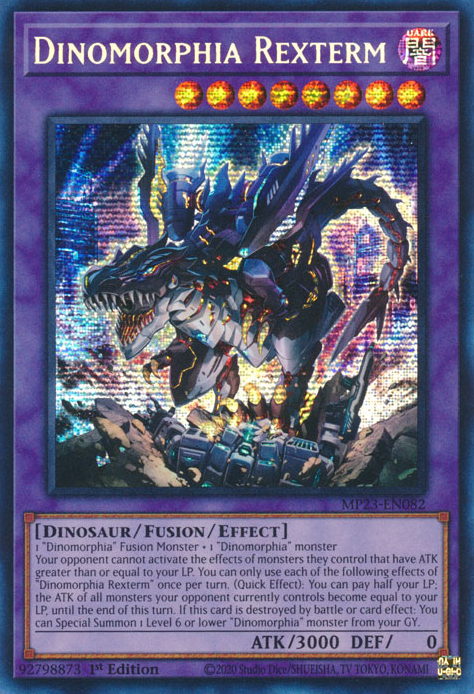 Dinomorphia Rexterm [MP23-EN082] Prismatic Secret Rare | Rock City Comics