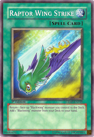 Raptor Wing Strike [CRMS-EN048] Common | Rock City Comics