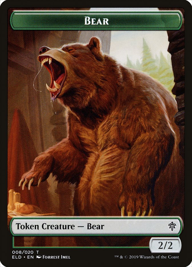 Bear [Throne of Eldraine Tokens] | Rock City Comics