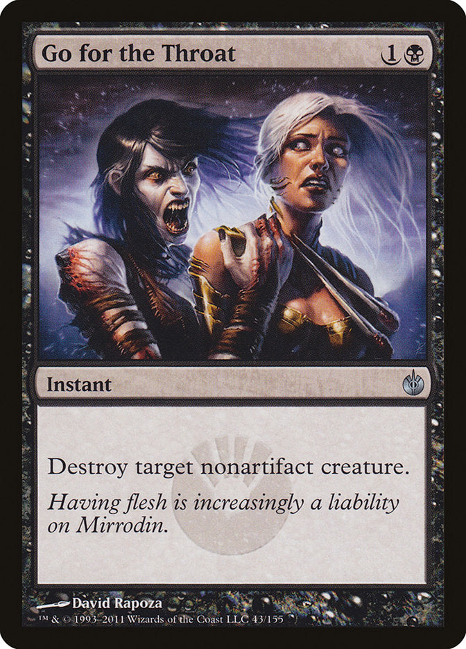 Go for the Throat [Mirrodin Besieged] | Rock City Comics