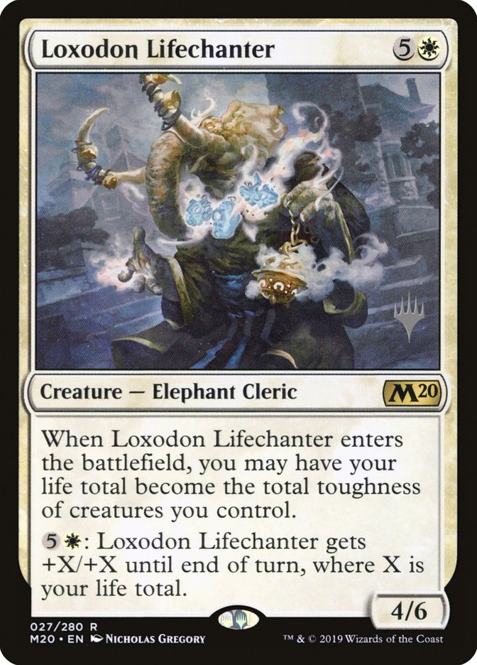 Loxodon Lifechanter (Promo Pack) [Core Set 2020 Promos] | Rock City Comics