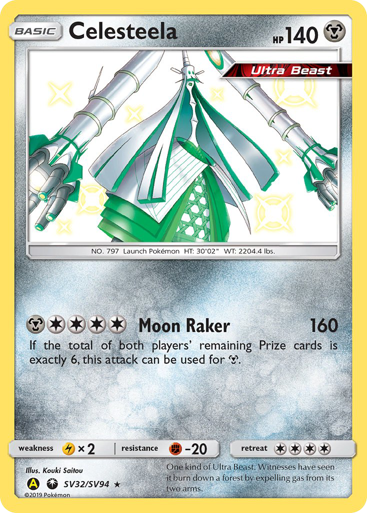 Celesteela (SV32/SV94) [Sun & Moon: Hidden Fates - Shiny Vault] | Rock City Comics