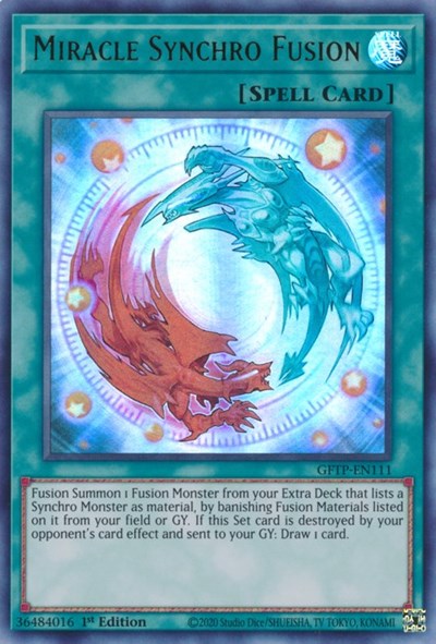 Miracle Synchro Fusion [GFTP-EN111] Ultra Rare | Rock City Comics