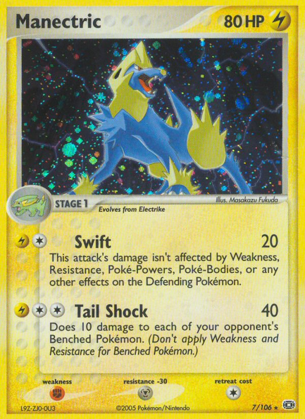 Manectric (7/106) [EX: Emerald] | Rock City Comics